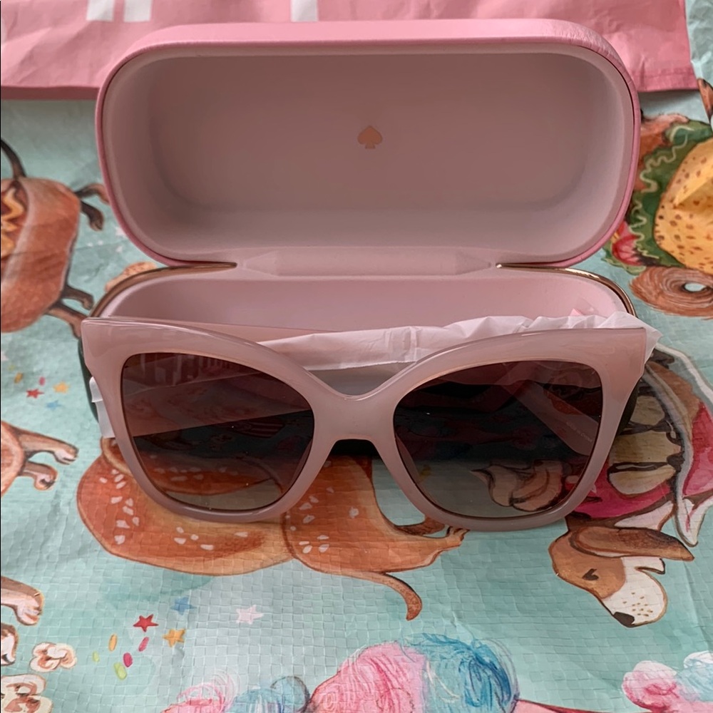 NWOT Kate Spade Pink Modern Sunglasses - Picture 4 of 6